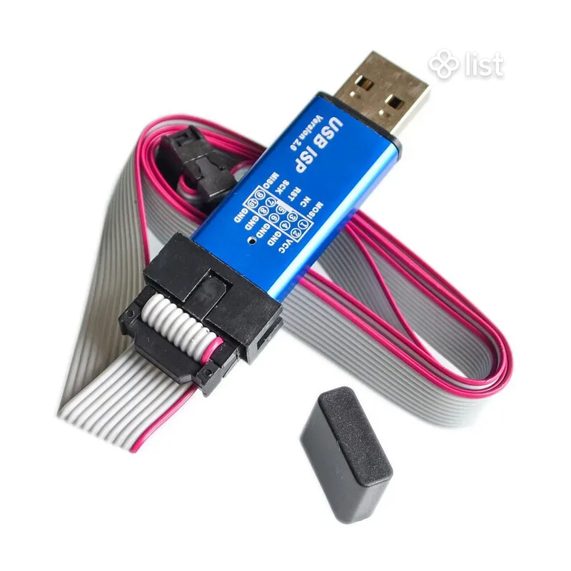 USBASP USBISP ISP Programmer Downloader for Arduino 51 ATMEL AVR Support 64 Bit Win7 & 32Bit Win98 WinMe Win2000 WinXP Win Vista